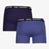 Unsigned heren boxershorts 2-pack blauw 2