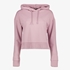 Cropped dames hoodie roze