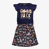 TwoDay meisjes jurk met jungle print en scrunchie
