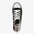 Hoge canvas dames sneakers zwart 5