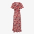 TwoDay dames maxi jurk bloemenprint rood 2