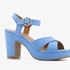 Blue Box blauwe dames sandalen met hak 6