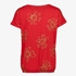 TwoDay dames T-shirt rood met bloemenprint 2