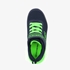 Skechers Microspec Max kinder sneakers blauw/groen 5