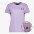 Dames T-shirt met backprint lila