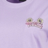 TwoDay dames T-shirt met backprint lila 3
