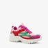 Dames dad sneakers roze groen