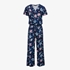 TwoDay dames jumpsuit blauw met bloemenprint