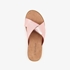 Blue Box dames slippers met metallic roze bandjes 5
