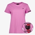 Dames T-shirt roze met backprint