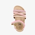 Meisjes bio sandalen met roze metallic details 5