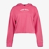Cropped dames hoodie roze