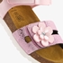 Hush Puppies meisjes bio sandalen roze met bloem 6
