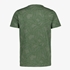 Unsigned heren T-shirt groen met tekstopdruk 2