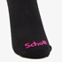 Scholl 1 paar halfhoge diabetes dames sokken zwart 2