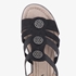 Softline dames sandalen met zilverkleurige knopen 6
