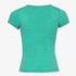 TwoDay meisjes T-shirt groen met tijgerkopje 2