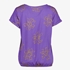 TwoDay dames T-shirt paars met bloemenprint 2