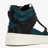 Blue Box hoge dames sneakers zwart/groen 6