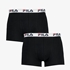 Heren boxershorts 2-pack zwart
