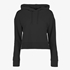 Cropped dames hoodie zwart