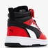 Puma Rebound V6 Mid jongens sneakers rood/zwart 6