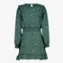 TwoDay meisjes jurk groen met luipaardprint 2