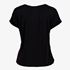 TwoDay dames T-shirt zwart/roze met print 2