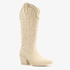 Dames crème western boots