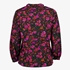 TwoDay dames blouse zwart/roze met bloemenprint 2
