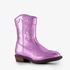 Meisjes western boots paars metallic