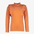 TwoDay meisjes shirt met ruches oranje