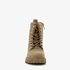 Blue Box meisjes veterboots taupe 2