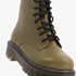 Blue Box dames veterboots taupe groen 6