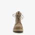 s.Oliver dames veterboots taupe 2