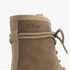 s.Oliver dames veterboots taupe 6