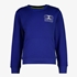Unisgned jongens sweater met backprint blauw
