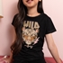 TwoDay meisjes T-shirt met tijgerkop 3