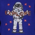 Unsigned jongens sweater met astronaut blauw 3
