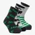 3 paar kinder softy sokken met dino print