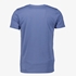 Unsigned heren T-shirt blauw V-hals 2