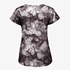 Osaga dames sport T-shirt zwart bloemenprint 2