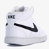 Nike Court Vision Mid hoge heren sneakers wit 6