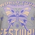 TwoDay dames T-shirt grijs met vlinderopdruk 3