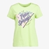 Dames T-shirt met zomers opdruk groen