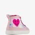 Blue Box hoge meisjes sneakers roze met pailletten 6