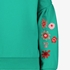 TwoDay meisjes sweater groen met bloemen 3