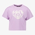 TwoDay meisjes T-shirt paars met tekst 1