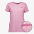Dames T-shirt roze met backprint