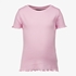 TwoDay basic meisjes rib T-shirt paars/lila